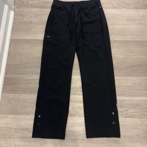 BARCO ONE 4 Pocket Track Pant Women's Scrub Pants, Black, XSP